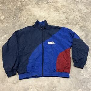 Labatt Blue Beer Jacket Vintage Promark Mock Neck Long Sleeve Men Size Large